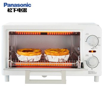 松下 多功能4段温控电烤箱 远红外加热 可定时 NT-GT1 